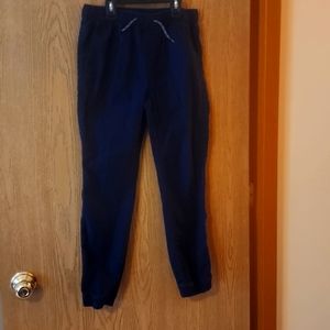 Boy's Gap navy blue cotton joggers. Size XL. (14).